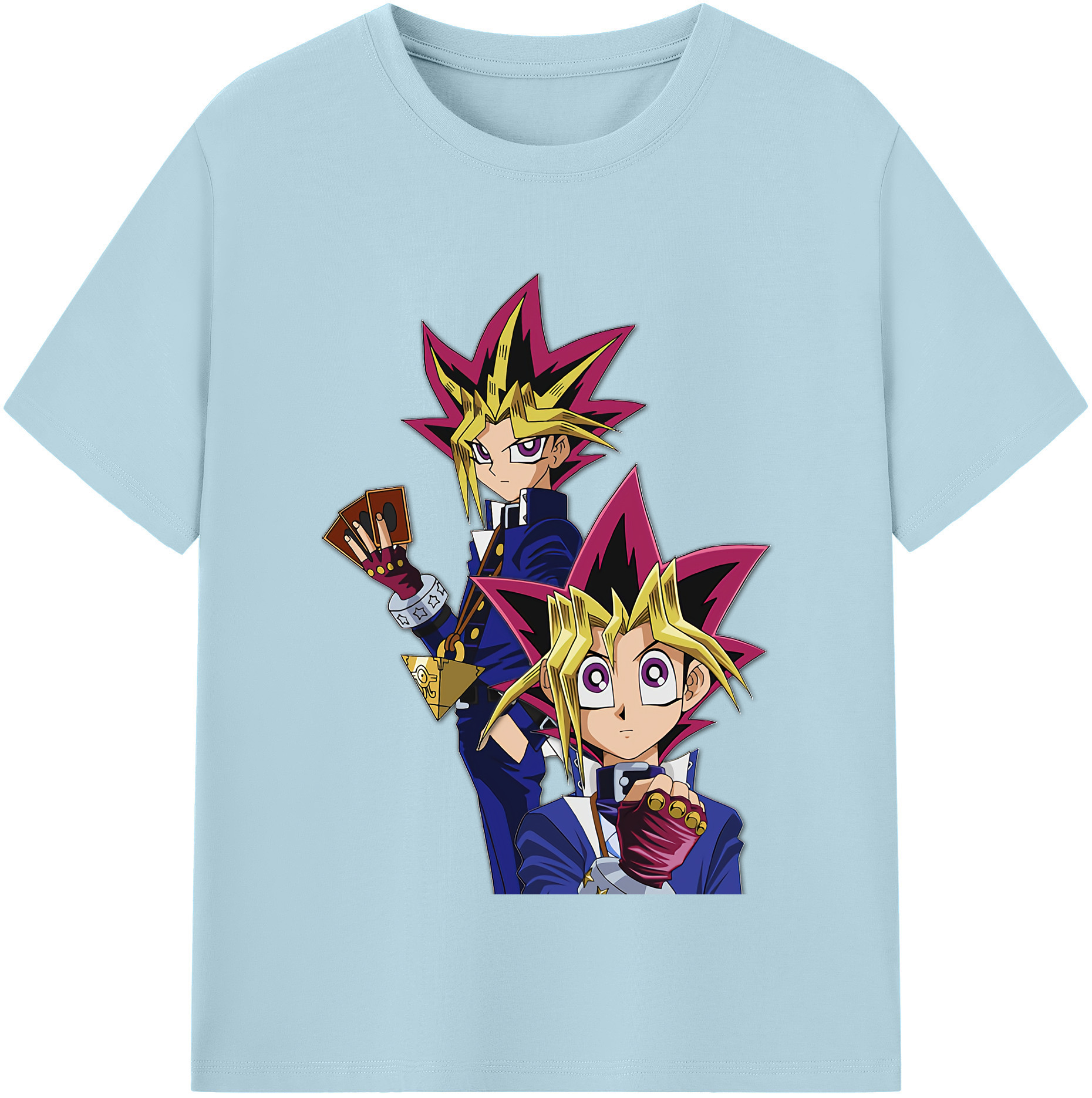 （画像用） 遊☆戯☆王 Yu-Gi-Oh! 綿100％半袖Tシャツ（フロントプリント）